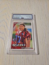 2010 Topps Mike Iupati Autographed Signed Rookie Card RC #227 PSA/DNA Auto 49ers. rookie card picture