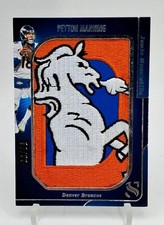Peyton Manning 2025 Panini Silhouette Old School Broncos Jumbo Patch 37/99 **