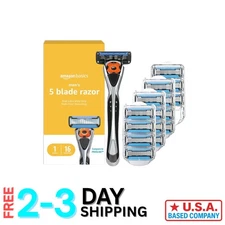 Advanced 5-Blade MotionSphere Men's Razor with Dual Lubrication - Travel Set