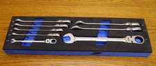 Cornwell Crw8sfb 8 Piece 120-tooth Sae Flex Ratcheting Combination Wrench Set Cornwell Crw8sfb 8 Piece 120-tooth Sae Flex Ratcheting Combination Wrench Set