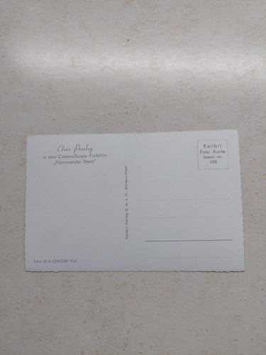 Autogrammkarte Elvis Presley - Bild 2 von 2