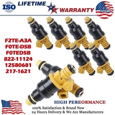 8pcs Fuel Injectors For Ev1 Gm Tpi 22lb3bar 5.7l 5.0l 1985-1992 Corvette Camaro