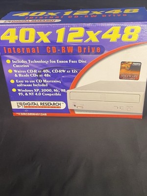 Internal CD-RE Drive 40-13-48 For Windows  p, 2000, Me, 98, 95, &NT 4.0