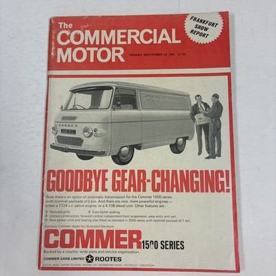 Commercial Motor Magazine September 24, 1965 1s 3d 1965 Commer Cars LTD 116 pp