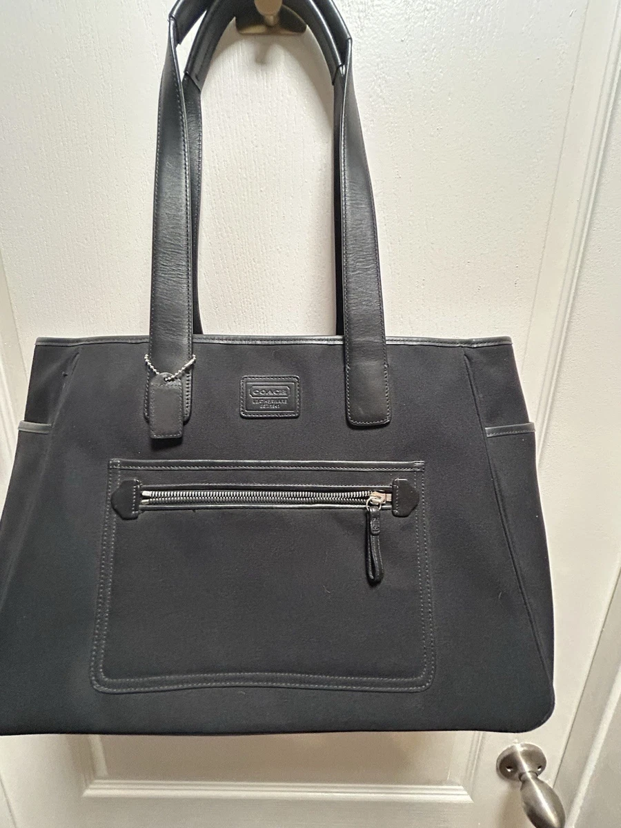 Coach Travel Bag Nylon Exterior Tote Bags & Handbags for Women for