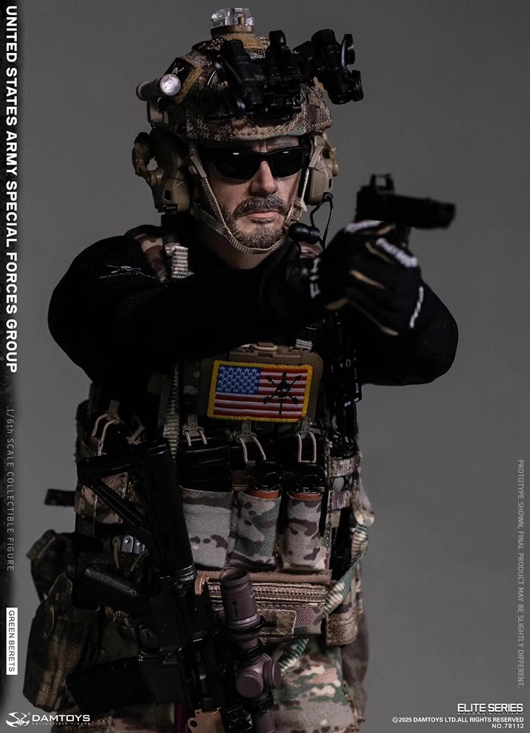 Pre-sale DAMTOYS 1/6 78112 U.S Army Special Operations Group Green