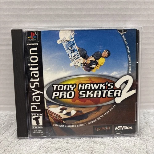 Tony Hawk's Pro Skater 2 (PlayStation 1) PS1 Complete Tested with Reg Card
