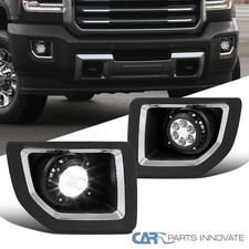 Fits 15-18 Gmc Sierra 2500hd 3500hd 6-led Clear Fog Lights Bumper Lampsswitch Fits 15-18 Gmc Sierra 2500hd 3500hd 6-led Clear Fog Lights Bumper Lampsswitch