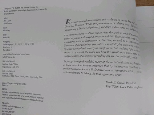 CHARLES L PETERSON: OF TIME AND PLACE By Charles L. Peterson 1994 Signed. 1st Ed - Picture 4 of 10