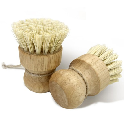 #ad New 2pcs Wooden Dish Scrub Brushes for Kitchen Eco Friendly Cleaning Scrubbers $11.37