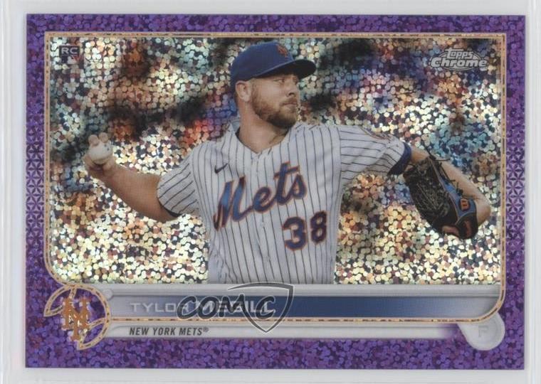 2022 Topps Chrome Purple Speckle Refractor 236/299 Tylor Megill #212 03j5