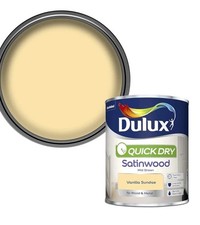 Dulux Wood Metal Interior Satinwood Non Drip Paint 750ml Vanilla Sundae #M