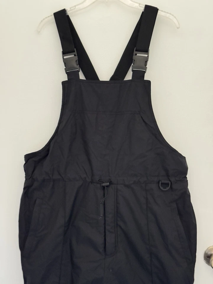 SPORT ESSENTIALS Snow Bib Mens XL Black Snowboard Insulated Overall Pants - Image 2 of 4