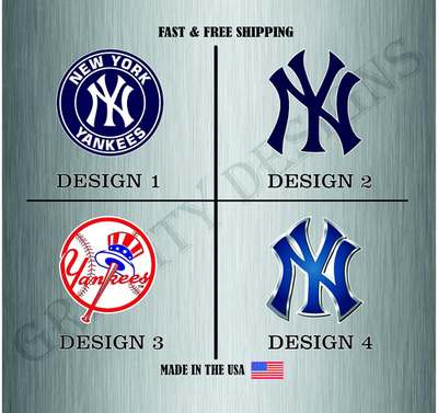 #ad #ad NEW YORK YANKEES BASEBALL MLB LOGO VINYL STICKER DECAL CAR TRUCK WATER RESIST $3.92