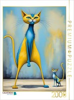 Calvendo Puzzle Cats - The Revolutionary | 2000 Pieces, Finished Size 35.4 × 26.