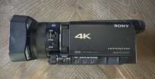 SONY FDR-AX100 AX-100E 4K Video Handycam Camcorder With Extended Battery
