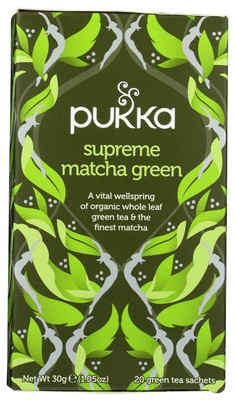Pukka Supreme Green Matcha Tea 20 Count Organic Healthy Antioxidant Blend