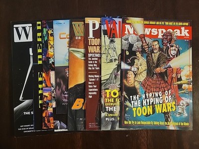 Toon Warz LOT of 4 The Fandom Menace ( Parody mags) and More!