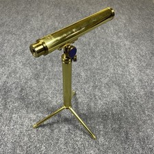 VTG Tasco 20x20 mm Maritime Telescope Spyglass 80s Brass Tripod Japan w/ Box