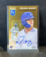 Topps 2023 Chrome Platinum Michael Massey Autograph RC Royals #CPA-MMAS