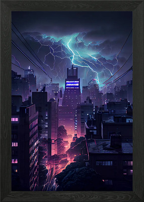 Flash of Tokyo Gerahmtes Wandbild Poster Leinwanddruck Bild