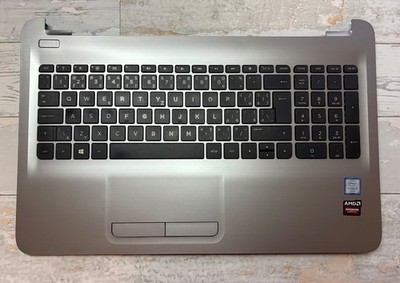 HP 15-ay037nc Genuine Palmrest w/ CZ-SK Keyboard AP1O2000320 AM1EM000310