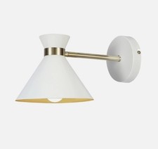 Wall Light Downlight Indoor Fitting Side Apennin Matt Cream Gold E27 Bulb lounge
