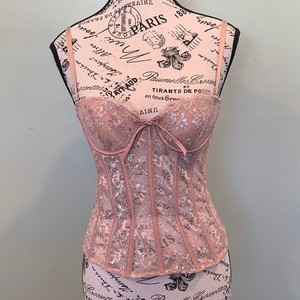 Victoria’s Secret Very Sexy Allure Shimmer Women’s XS Lace Bustier Corset