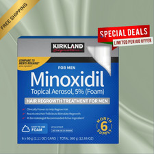 Kirkland Minoxidil 5 Foam   6 Month Hair Regrowth Treatment Sealed, Exp 04/27 