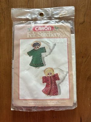 Caron Felt Stichery Holiday Keepsakes To Trim Your Tree Windows Wreath Or Mantel