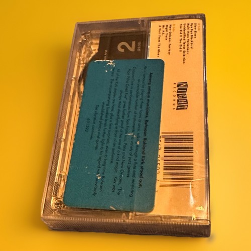 Rahsaan Roland Kirk - The Man Who Cried Fire - Cassette ✨New Sealed✨ - Picture 3 of 3