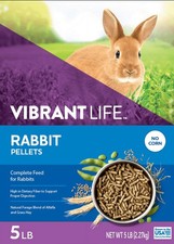 Vibrant Life Rabbit Pellets, 5 lb Bag