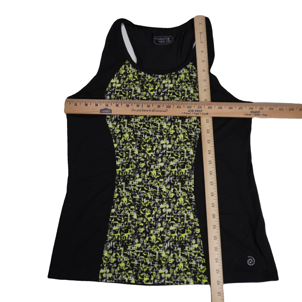 Camiseta sin mangas Be Inspirate para mujer ropa deportiva elástica tenis correr atlético gimnasio yoga Foto 3 de 4