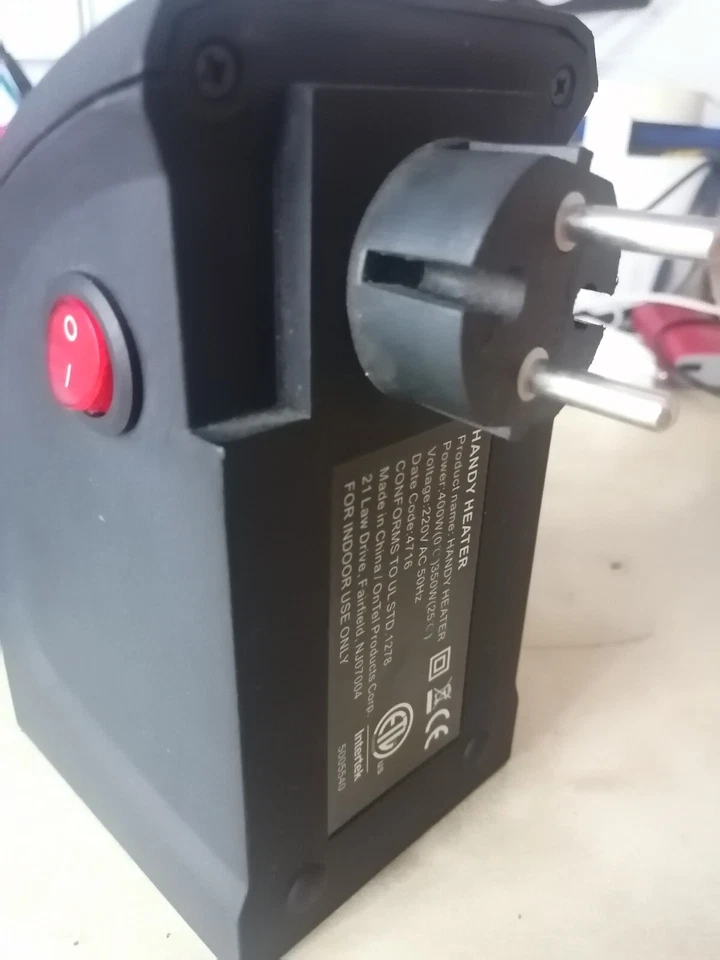 Piccolo Riscaldatore Handy Heater 400 Watts - Imagen 3 de 3