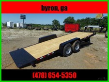 2024 Down 2 Earth Trailers 82X22 14K Power Tilt Wood Deck New