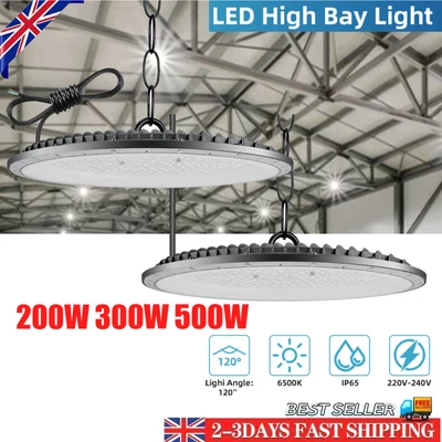 CUTEVER UFO LED High Bay Light Workshop Garage Factory Lights Industrial Warehouse Lamp