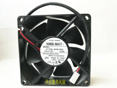 NMB-MAT 8025 3110GL-B4W-B54 DC12V 0.30A 8CM power supply chassis cooling fan #