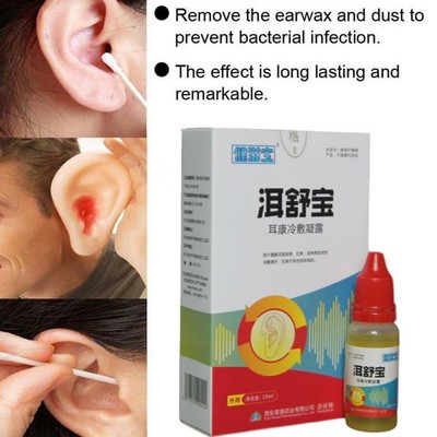 Ear Liquid Acute Otitis Drops Herbal Medicine Earwax Deafness Removal
