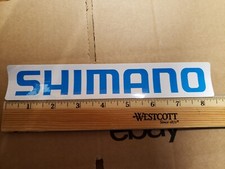 8.5" Blue/White SHIMANO Road RACE MTB BIKE BICYCLE FRAME STICKER DECAL worldwide