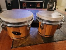 Vintage 8&rdquo; 6&rdquo; CB Drums Bongos Stewart  Wood Bongo Set /Japan