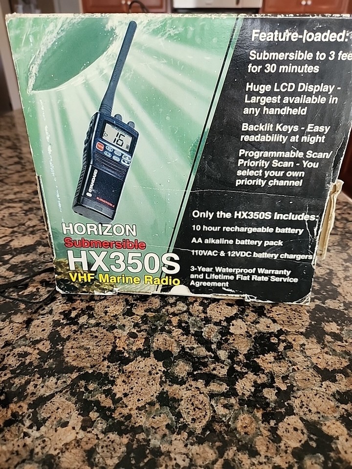 Standard Horizon Submersible HX350S VHF Marine Radio eBay