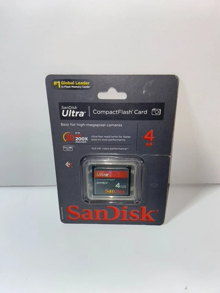 SanDisk 4 GB Ultra 30MB/s CompactFlash Memory Card (SDCFH-004G-A46) - Image 4 of 4