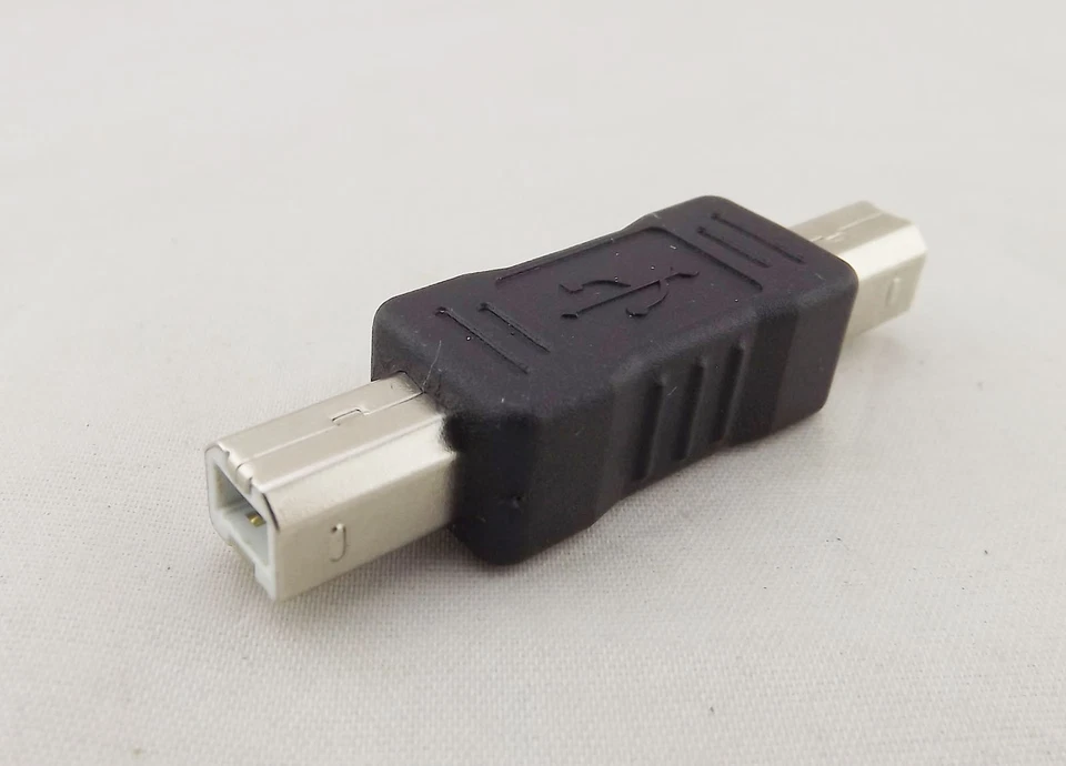 10pcs USB 2.0 Type B Male To USB B Male Printer Port Converter Adapter Connector - Image 3 of 4