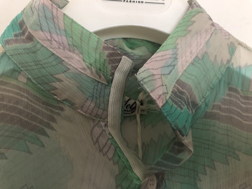 Camicia donna Diesel Floraq chiffon 100% seta - Foto 7 di 9