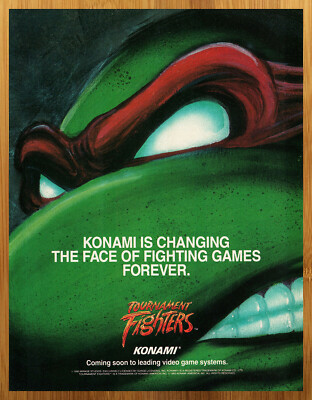 1993 Teenage Mutant Ninja Turtles: Tournament Fighters SNES Print Ad/Poster Art