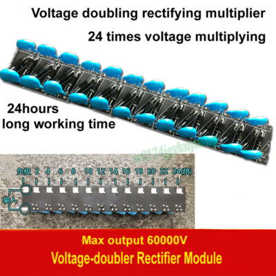 24 Times Rectifier 60000V High Voltage Multiplier Voltage Doubler Circuit Board
