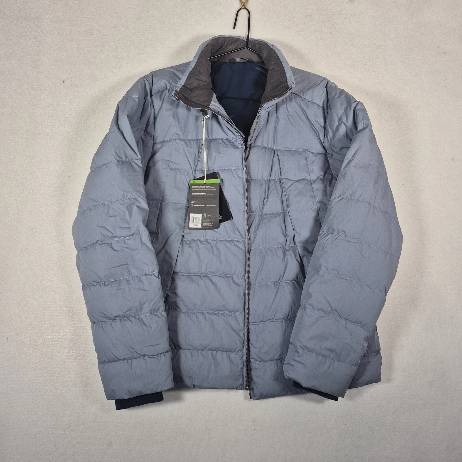 Alpine Design Down Puffer Jacket Smoky Slate Mens Jacket, SM Size, NEW!!