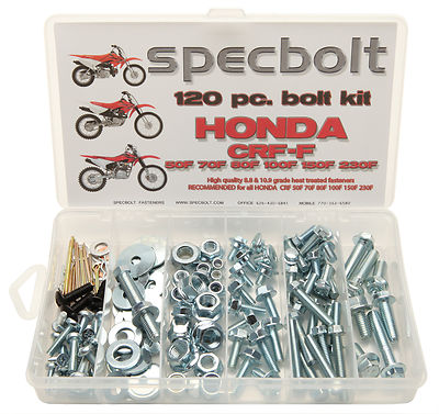 120pc Honda Bolt Kit CRF50F CRF70F CRF80F CRF100F CRF110F CRF125F CRF150F CRF230