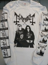 MAYHEM - Las verdaderas leyendas... Camiseta Morbid BATHORY Dead Euronymous DARKTHRONE