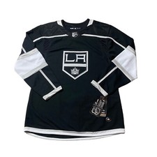 New Adidas LA Kings NHL Los Angeles Hockey Jersey AUTH Fight Strap Size 46 NWT